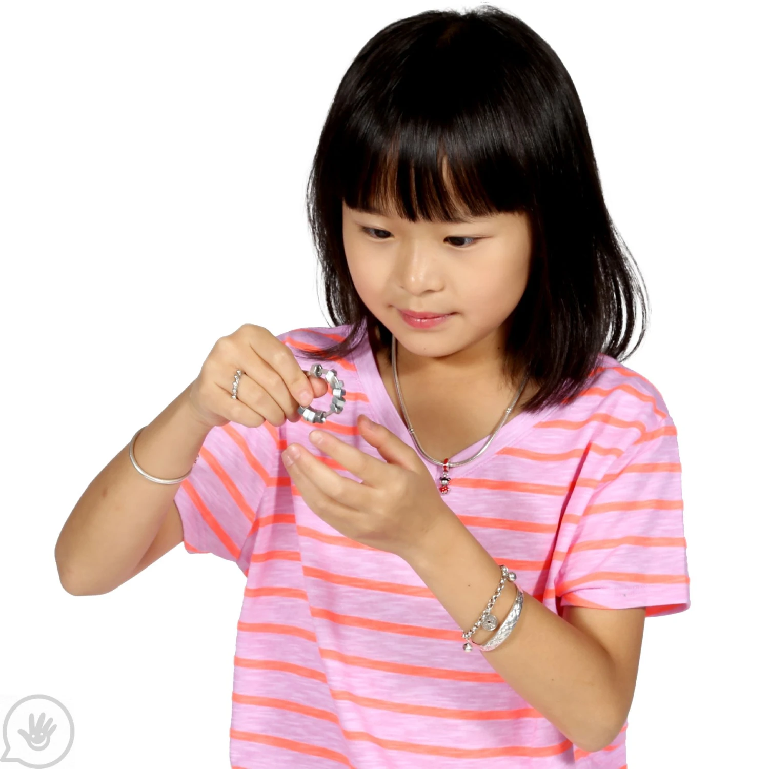 Metal Fidget Ring - Set Of 2 2 Metal Fidget Ring - Set Of 2 - Image 2