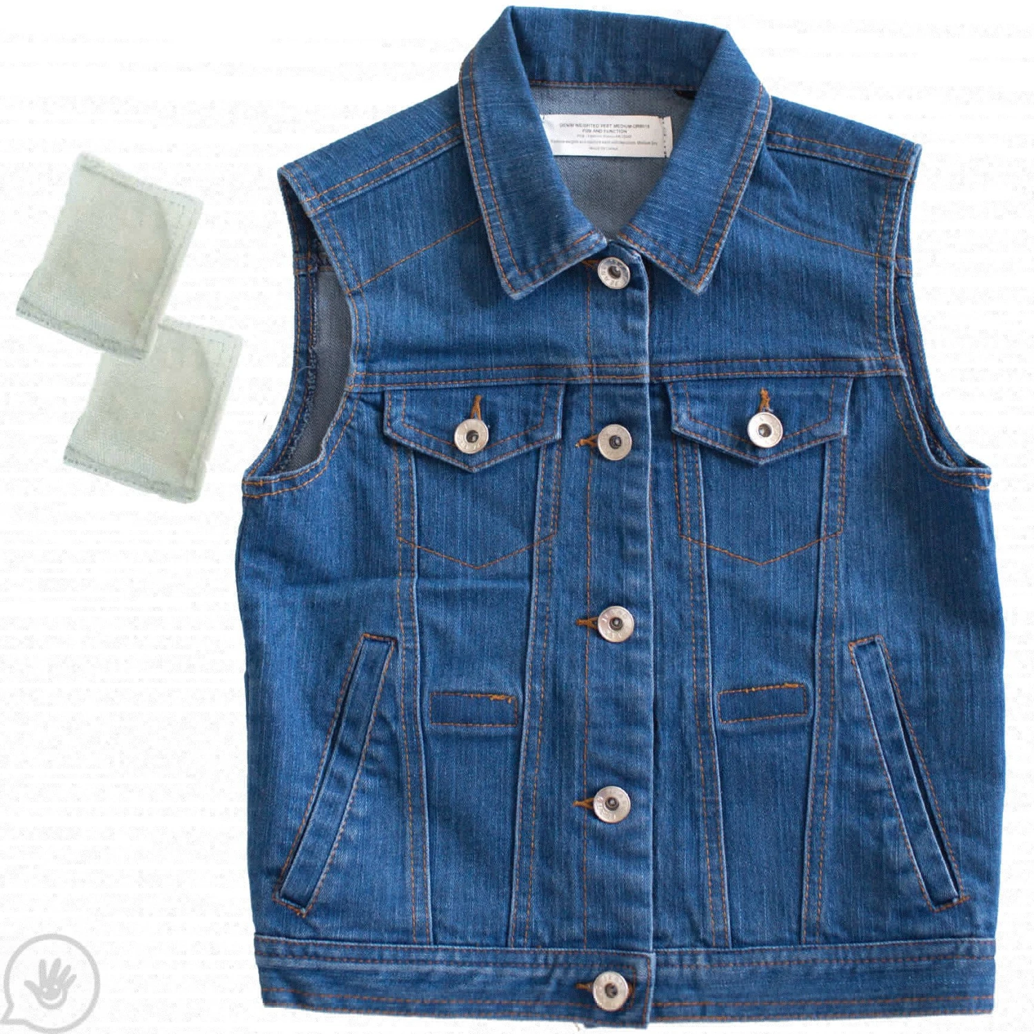 Denim Weighted Vest 7 Denim Weighted Vest - Image 7