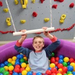 Adjustable Double Trapeze Bar Swing 10 Adjustable Double Trapeze Bar Swing -Children Sensory Toys MW4961 006 1