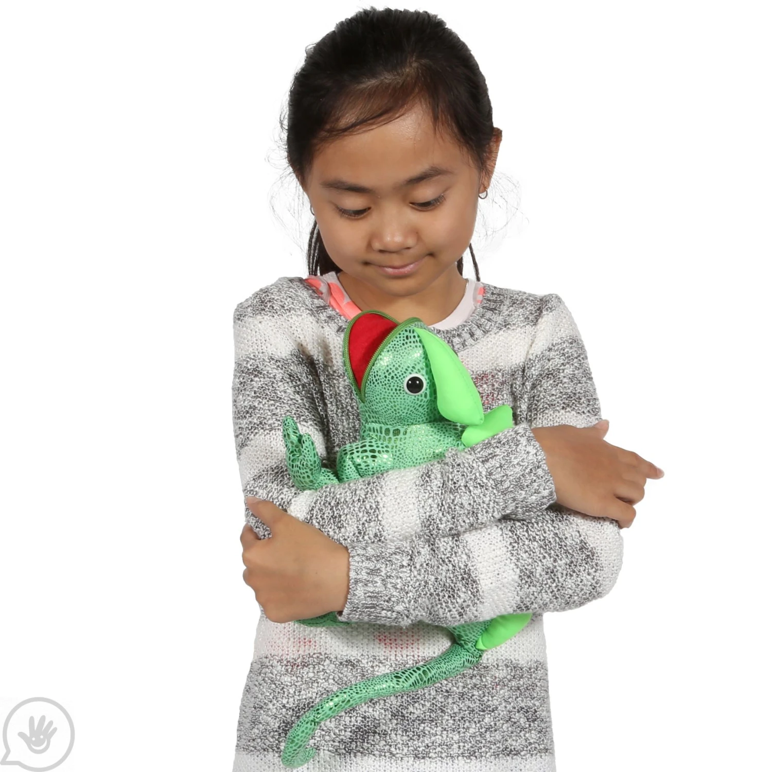 Izzy The Iguana - Weighted Stuffed Animal 4 Izzy The Iguana - Weighted Stuffed Animal - Image 4