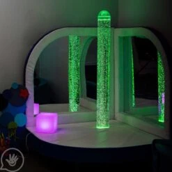 Calming LED Bubble Tube -Children Sensory Toys bt3002 calming led bubble tube 1 1