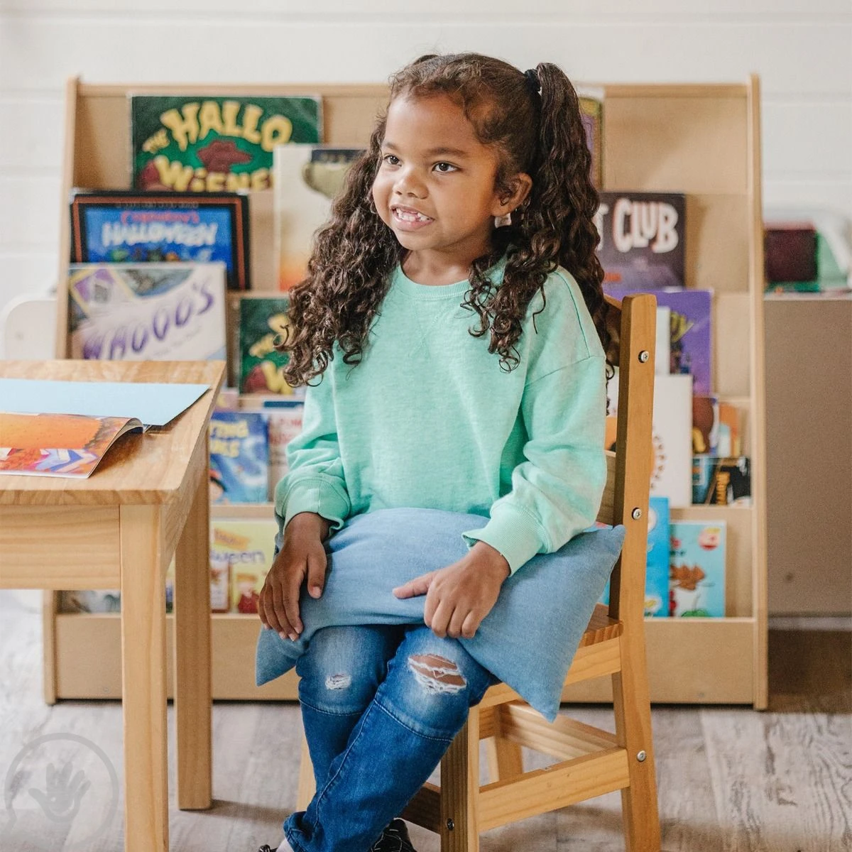 Denim Weighted Lap Pad 5 Denim Weighted Lap Pad - Image 5