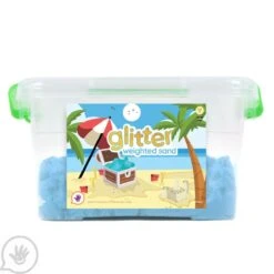 Glitter Weighted Sand -Children Sensory Toys cf6822 glitter sand silo
