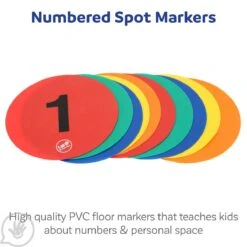Numbered Spot Markers 15 Numbered Spot Markers -Children Sensory Toys cf7273 002 1