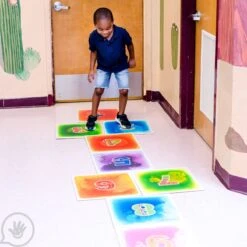 Hopscotch Gel Floor Tiles 24 Hopscotch Gel Floor Tiles -Children Sensory Toys cf7424 hopscotch gel floor tiles 3 1
