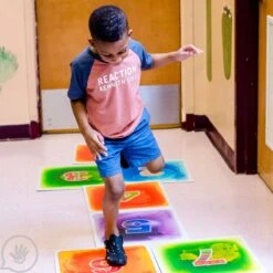 Hopscotch Gel Floor Tiles 23 Hopscotch Gel Floor Tiles -Children Sensory Toys cf7424 hopscotch gel floor tiles 8 1