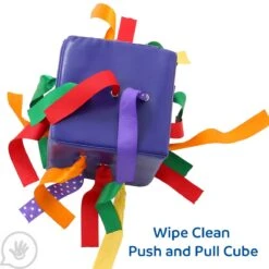 Ribbon Push And Pull Cube - Wipe Clean
