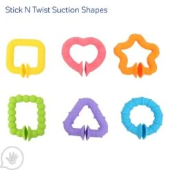 Wipe Clean Break Box® -Children Sensory Toys cf8343 stick n twist suction shapes named