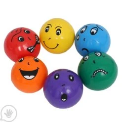 Emotion Balls - Set Of 6 -Children Sensory Toys cm6705 emotion balls active 1