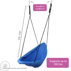Cozy Canoe Swing -Children Sensory Toys cozy canoe swing top images amazon 003
