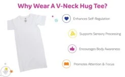 V-Neck Hug Tee -Children Sensory Toys dr7265p box4
