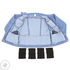 Weighted Denim Jacket -Children Sensory Toys dr8423 weighted denim jacket silo 06 2