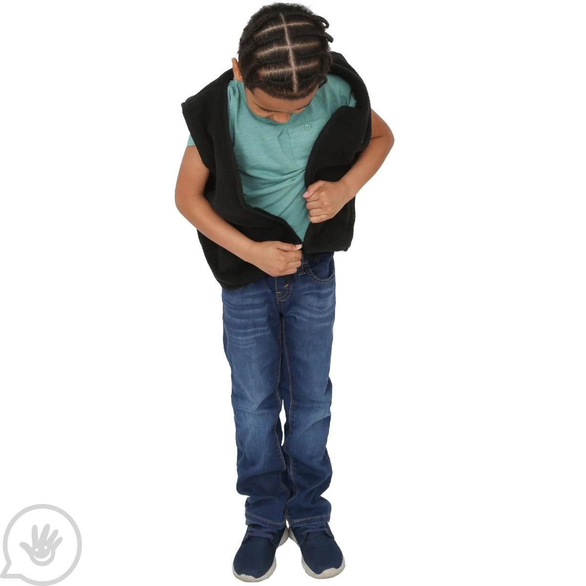 Weighted Fleece Vest - Black 7 Weighted Fleece Vest - Black - Image 7