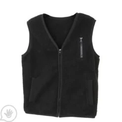 Weighted Fleece Vest - Black 22 Weighted Fleece Vest - Black -Children Sensory Toys dr8616 weighted fleece vest black m no hanger 2 4