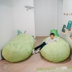 Jaxx Lounger Jr 25 Jaxx Lounger Jr -Children Sensory Toys eq4461 jaxx lounger jr lime microsuede 5