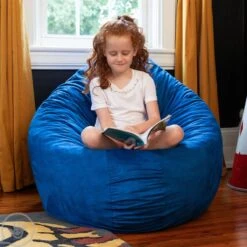 Jaxx Cocoon Jr - Giant Bean Bag -Children Sensory Toys eq4474 jaxx cocoon jr blueberry 4