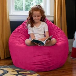 Jaxx Cocoon Jr - Giant Bean Bag -Children Sensory Toys eq5715 jaxx cocoon jr fuchsia 4