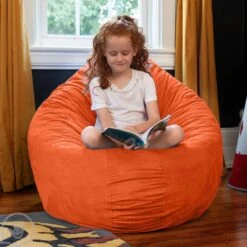 Jaxx Cocoon Jr - Giant Bean Bag -Children Sensory Toys eq5716 jaxx cocoon jr pumpkin 4