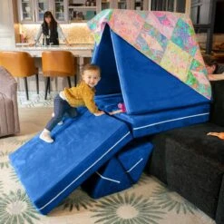 Zipline PlayScape Convertible Kids Couch 38 Zipline PlayScape Convertible Kids Couch -Children Sensory Toys eq8367 01