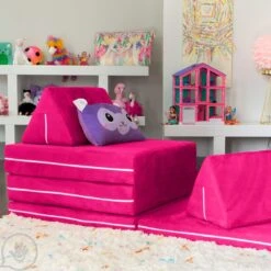 Zipline PlayScape Convertible Kids Couch 30 Zipline PlayScape Convertible Kids Couch -Children Sensory Toys eq8369 2 1