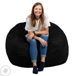 Big Joe Fuf 25 Big Joe Fuf -Children Sensory Toys eq8969 big joe large fuf w removable cover plush black