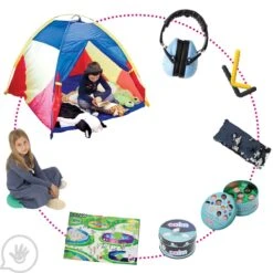 Self Calming Tool Kit 17 Self Calming Tool Kit -Children Sensory Toys kt2402 self calming tools kit 2