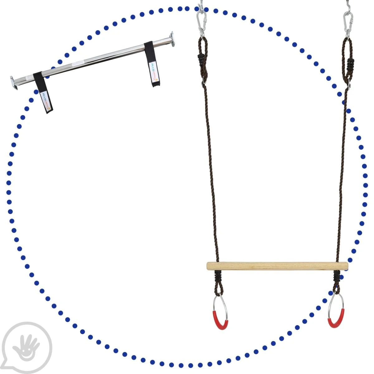 Doorway Bar With Straps 2 Doorway Bar With Straps - Image 2