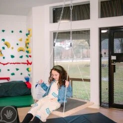 Textured Platform Swing™ 10 Textured Platform Swing™ -Children Sensory Toys mw6664 swing chain hardware 2 extra carabiner 2 1