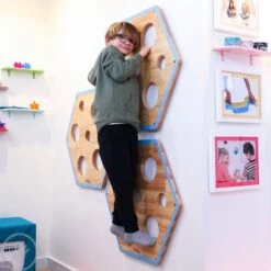 Honeycomb Climbing Panels (Set Of 3) 12 Honeycomb Climbing Panels (Set Of 3) -Children Sensory Toys mw8550 honeycomb climbing panels set of 3 18