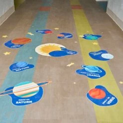Sensory Pathway Decals 36 Sensory Pathway Decals -Children Sensory Toys mw8643 sensory pathway decals solar system 6