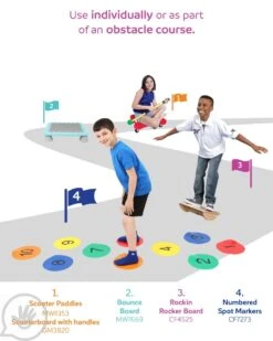 Rockin Rocker Board 12 Rockin Rocker Board -Children Sensory Toys obstacle course named 1 3