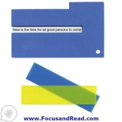 Reading Focus Card Combo - Set Of 2 -Children Sensory Toys rfc shorter w filters w yellow url