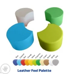 SensaSoft™ Moon Seat 28 SensaSoft™ Moon Seat -Children Sensory Toys sd8093 sd8096 green white orange blue palette 1