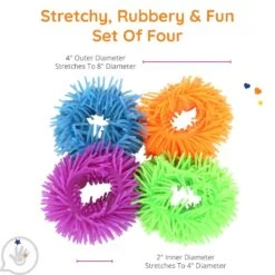 Sensory Fringe-y Bracelet - Set Of 4 10 Sensory Fringe-y Bracelet - Set Of 4 -Children Sensory Toys sensory fringe y bracelet sp7101 amazon 003