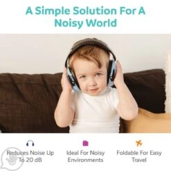 Noise Reduction Headphones - Blue 17 Noise Reduction Headphones - Blue -Children Sensory Toys sp6271 002 1