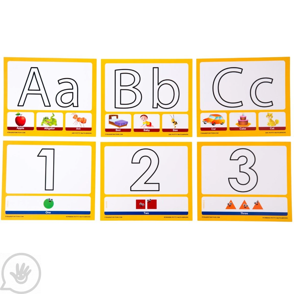 ABC 123 Putty Mats 6 ABC 123 Putty Mats - Image 6