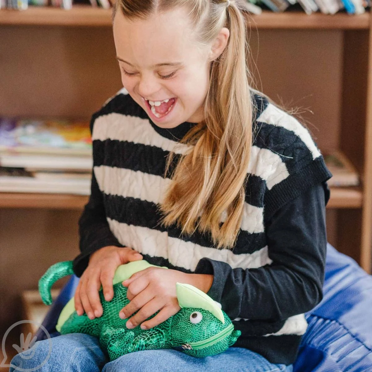 Izzy The Iguana - Weighted Stuffed Animal 8 Izzy The Iguana - Weighted Stuffed Animal - Image 8