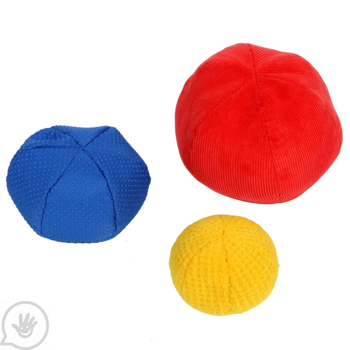 Weighted Textured Balls - Set Of 3 1 Weighted Textured Balls - Set Of 3