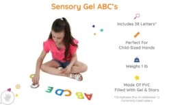 Sensory Gel ABC's 11 Sensory Gel ABC's -Children Sensory Toys sp7056 box2