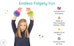 Sensory Fringe-y Bracelet - Set Of 4 11 Sensory Fringe-y Bracelet - Set Of 4 -Children Sensory Toys sp7101 box2