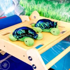 Weighted Shimmery Turtle 22 Weighted Shimmery Turtle -Children Sensory Toys sp7109 weighted shimmery turtle 2 1