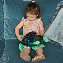 Weighted Shimmery Turtle 20 Weighted Shimmery Turtle -Children Sensory Toys sp7109 weighted shimmery turtle 4