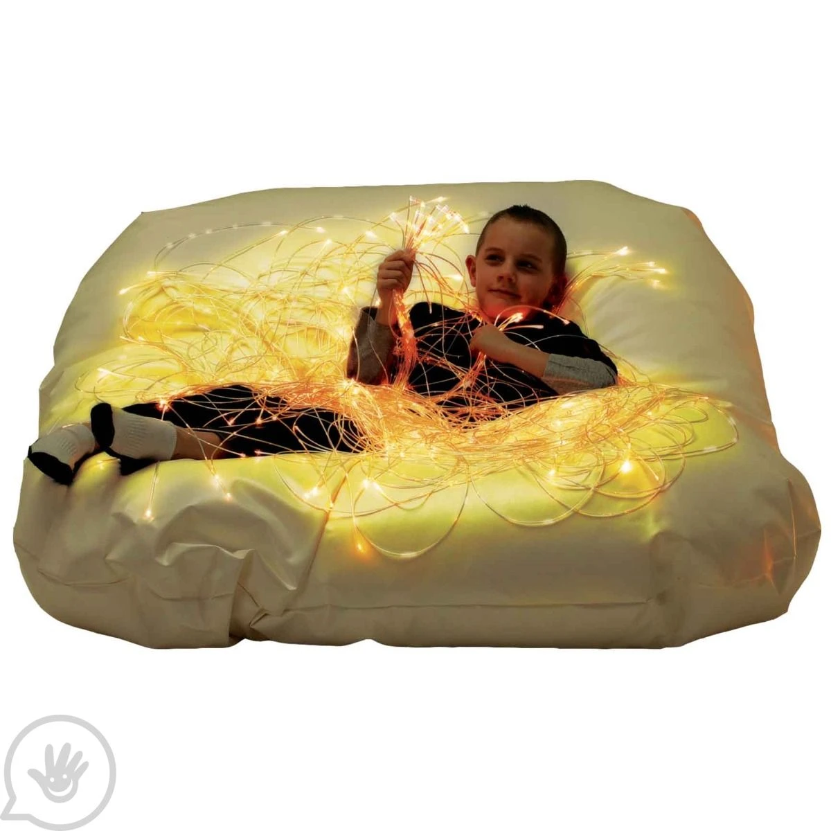 SensaSoft™ Bean Bag Chair With Fiber Optic Strands 2 SensaSoft™ Bean Bag Chair With Fiber Optic Strands - Image 2