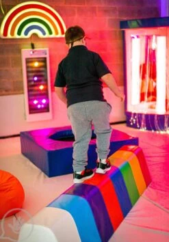 Interactive Light Up Rainbow Panel -Children Sensory Toys sp7193 interactive light up rainbow panel 5