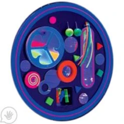Round UV Musical Tactile Wall Panel With SensaSoft™ Panel And Platform 31 Round UV Musical Tactile Wall Panel With SensaSoft™ Panel And Platform -Children Sensory Toys sp7217 001