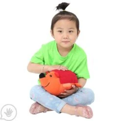 Hank The Baby Hedgehog - Weighted Plushie 7 Hank The Baby Hedgehog - Weighted Plushie -Children Sensory Toys sp7256 004
