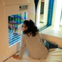 LED Infinity Light Panel 31 LED Infinity Light Panel -Children Sensory Toys sp7272 sensasoft infinity tunnel wall 11 1 1