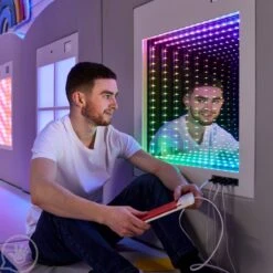 LED Infinity Light Panel 30 LED Infinity Light Panel -Children Sensory Toys sp7272p fiber optic infinity tunnel 4