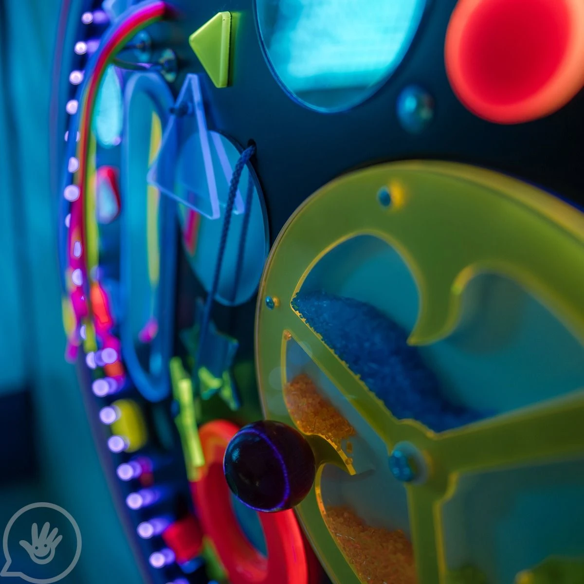 Round UV Musical Tactile Wall Panel With SensaSoft™ Panel And Platform 17 Round UV Musical Tactile Wall Panel With SensaSoft™ Panel And Platform - Image 17