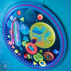Round UV Musical Tactile Wall Panel With SensaSoft™ Panel And Platform 33 Round UV Musical Tactile Wall Panel With SensaSoft™ Panel And Platform -Children Sensory Toys sp7280 sensasoft uv musi 55 2